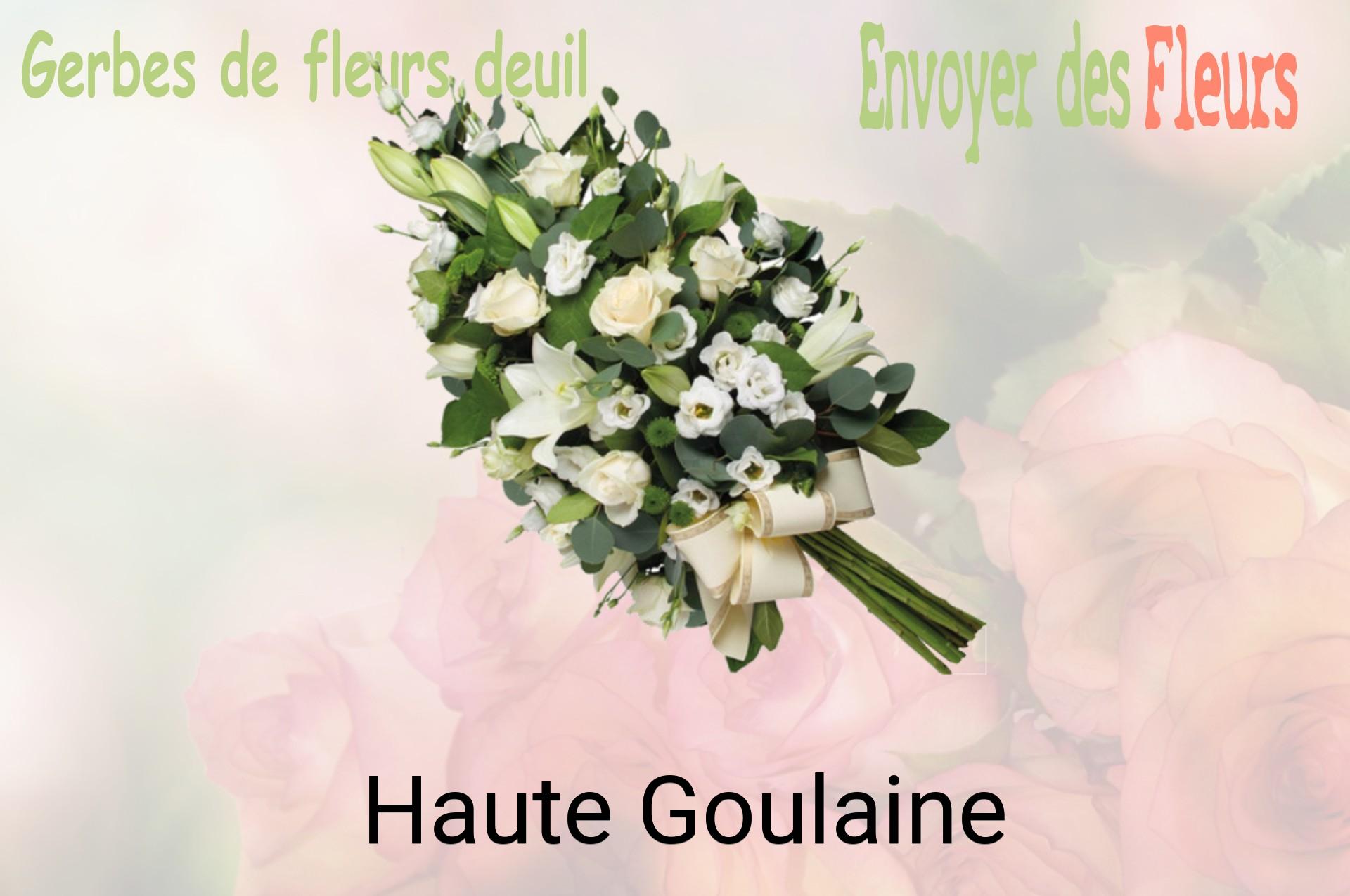 Gerbe de fleurs de deuil livrée à Haute-Goulaine